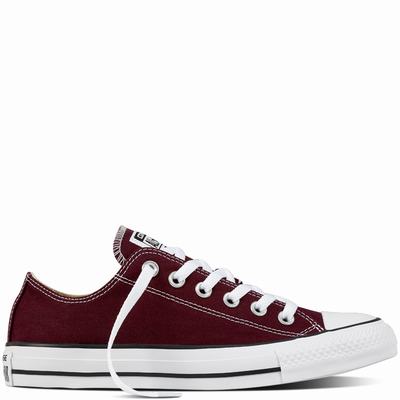 Converse Chuck Taylor All Star Classic Low Tops Mens - Burgundy Shoes (407PFJGZ)